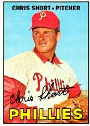 1967 Topps Baseball Cards      395     Chris Short RC